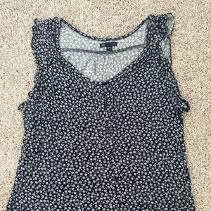 Gap Cotton Tang Button Up Blouse